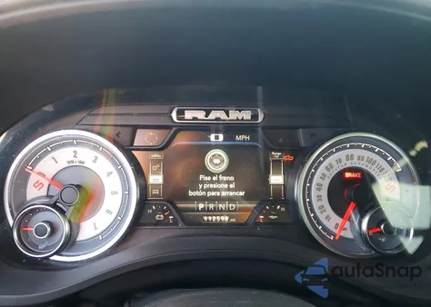 2022 Ram 1500 Big Horn z USA, uszkodzony, nr VIN 1C6SRFFT7NN135724